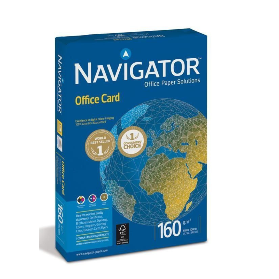 Navigator A4 160 gsm Bright White Paper (Pack of 250 Sheets)