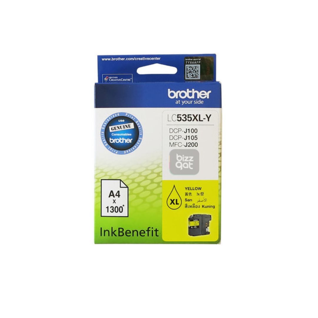 Brother LC535XL Yellow Ink Cartridge
