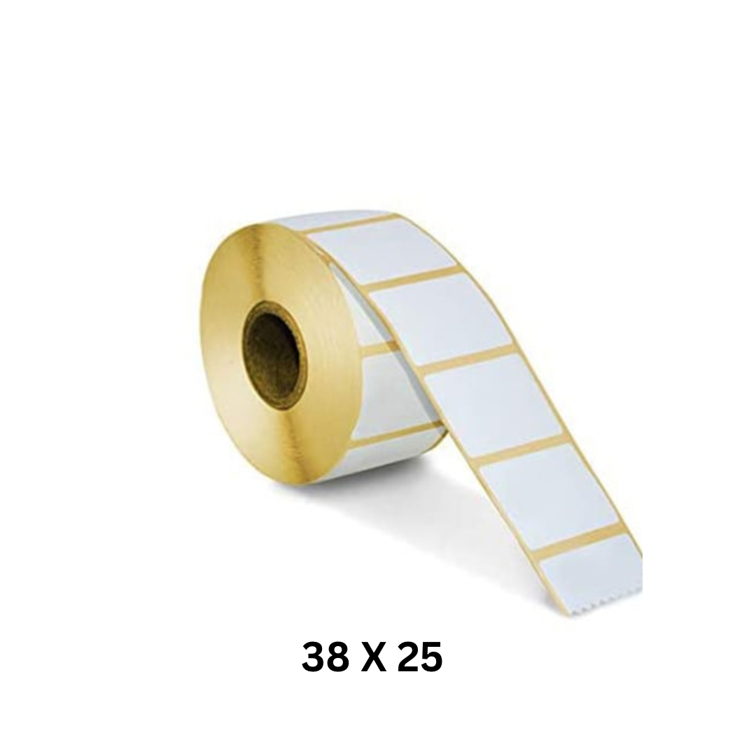 Barcode Label Roll 38x25mm