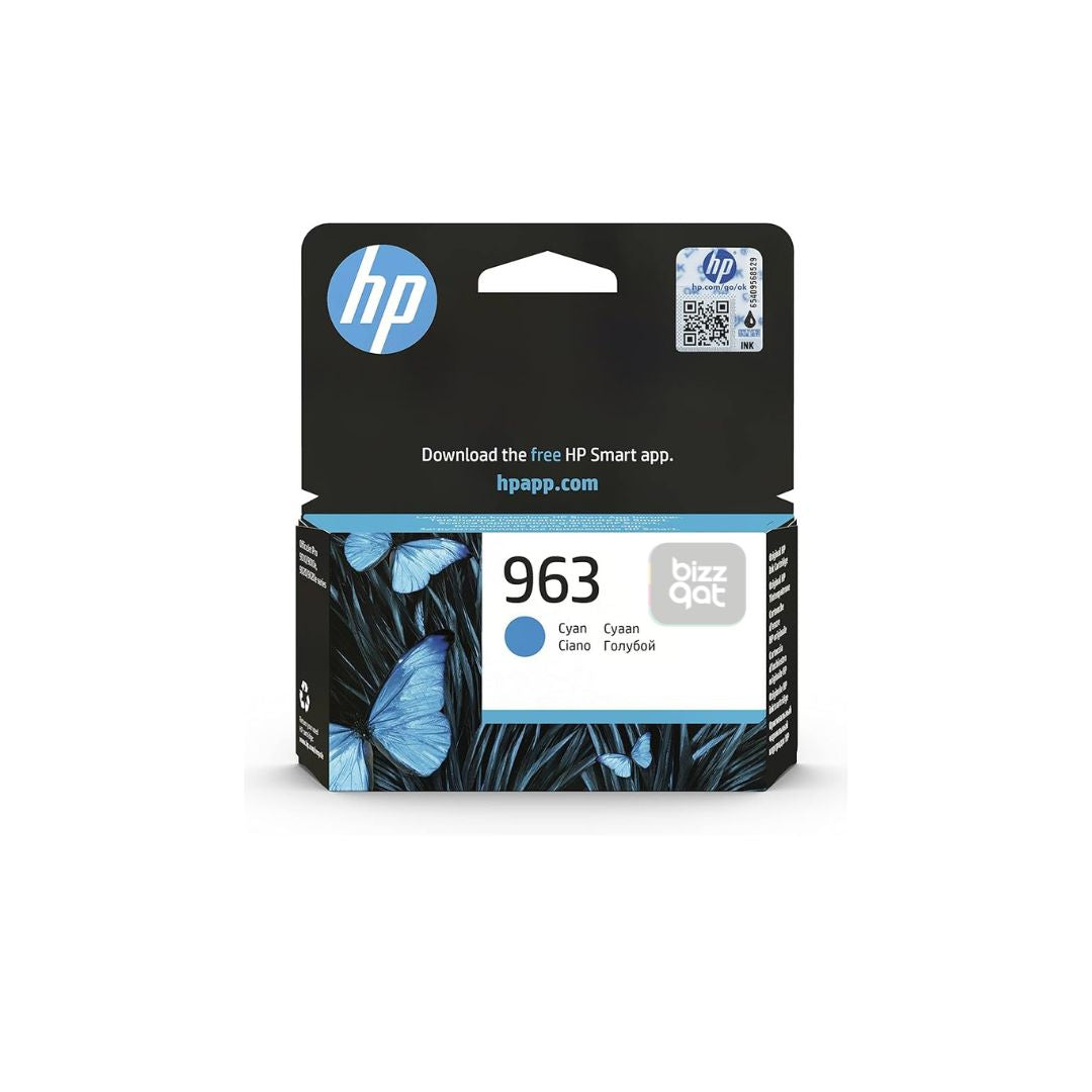 HP 963 Cyan Original Ink Cartridge 3JA23AE