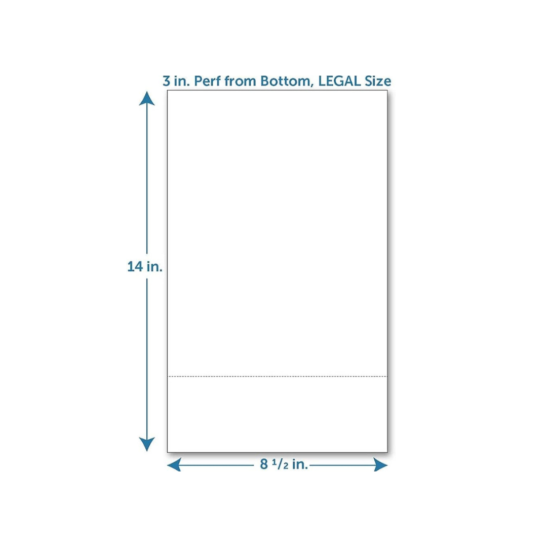 Legal Size Paper 8.5 x 13 inches 1 Ream
